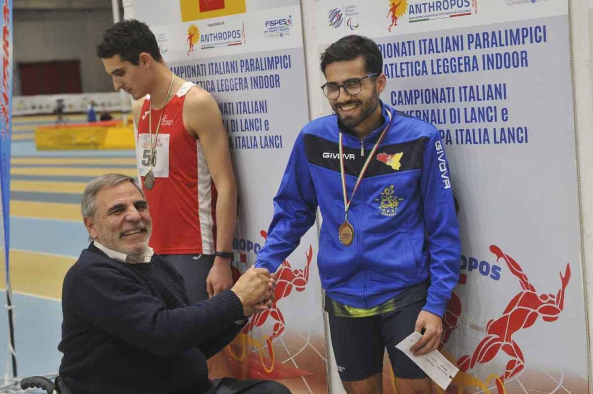 Salvatore Aversa è palermitano il campione italiano paralimpico nella