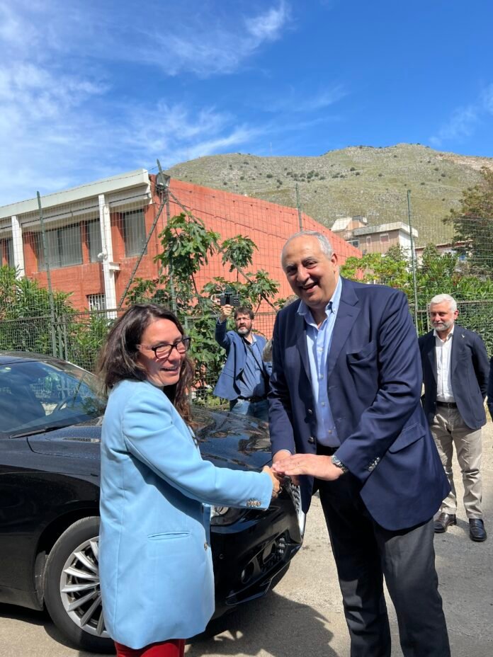 La ministra Locatelli con il sindaco Lagalla