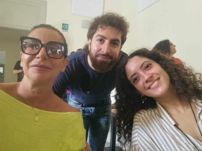 Da sx: Antonella Radicelli e i colleghi di Idee in Movimento
