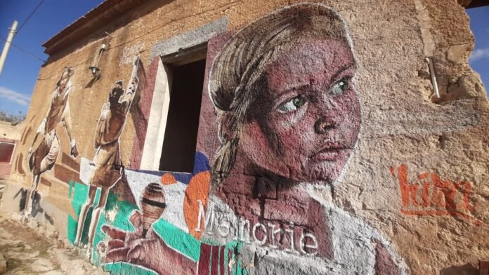 Murales tra i ruderi di Montevago