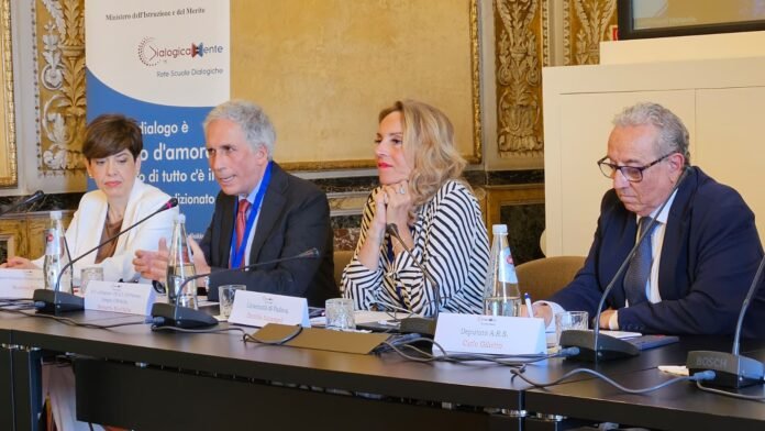 Da sinistra Marilena Giglia, Bernardo Moschella, Daniela Lucangeli, Carlo Gilistro