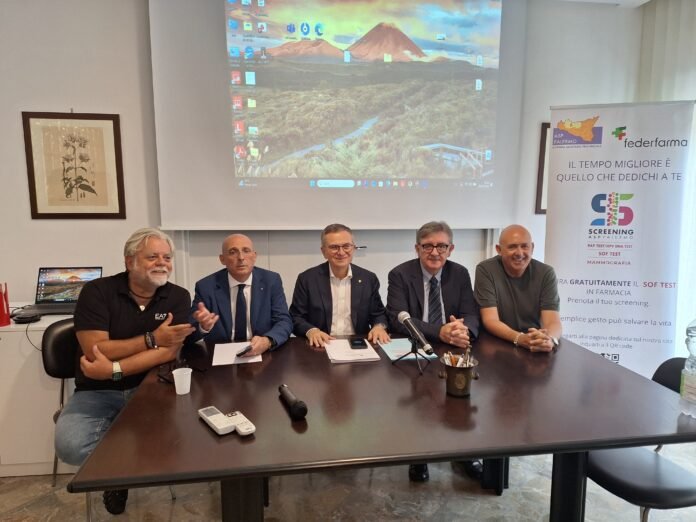 da sx: Ernesto Maria Ponte, Alberto Firenze, Roberto Tobia, Giacomo Scalzo e Sasà Salvaggio